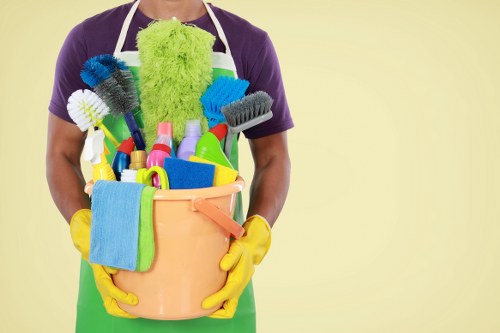 Professional cleaning of a business kitchen and washroom in Acton