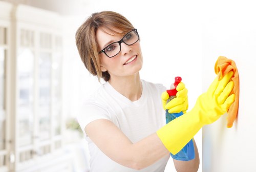Commercial cleaning visit for a mixed-use property in Acton