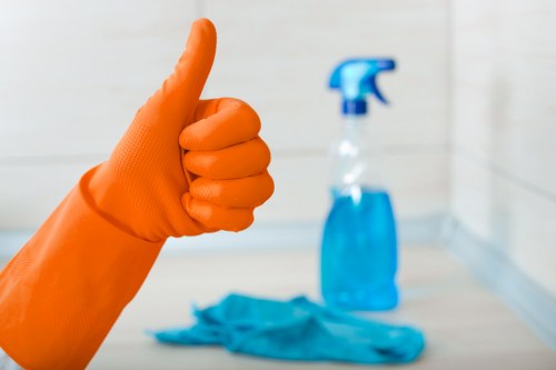 After builders cleaning in Acton for a renovated home interior