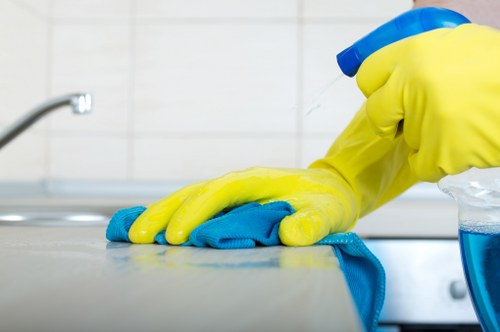 Communal stairwell and entrance cleaning for a local property