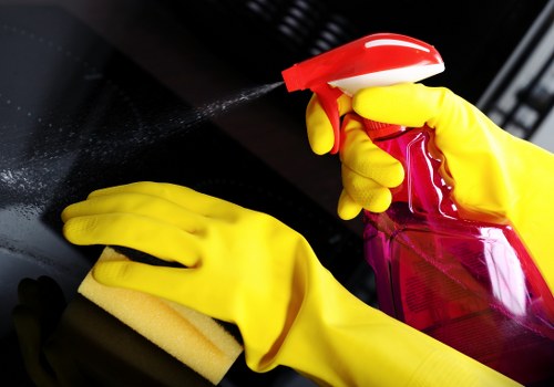 Local Acton technician treating a pet stain on upholstery