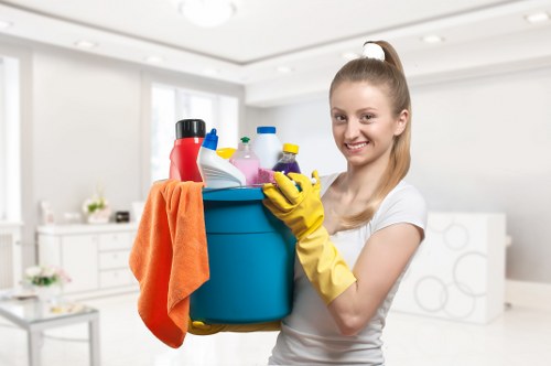 Commercial deep cleaning service for an Acton workspace
